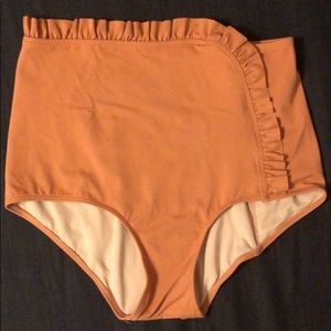 Kortni Jeane Cashew Cascade Ruffle Bottoms